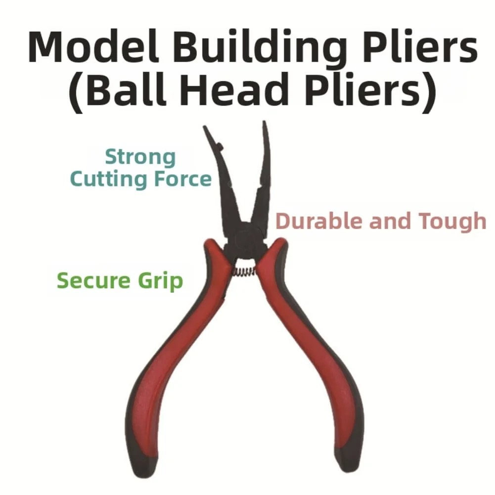 1pc Helicopter Airplane Metal Ball Link Pliers Repair Tool Precision Metal Plier Tool For Helicopters Airplanes Repairs