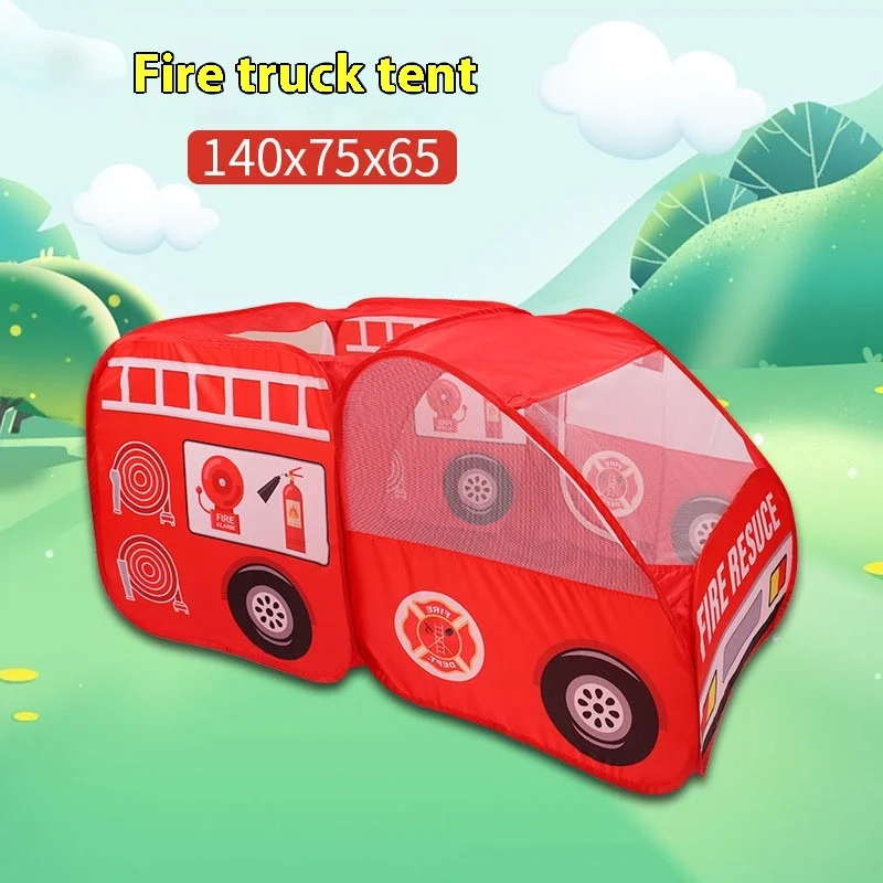 Tenda per bambini super grande nuova Tenda a tema per auto dei cartoni animati Casa da gioco per interni ed esterni Installazione automatica e conveniente gratuita