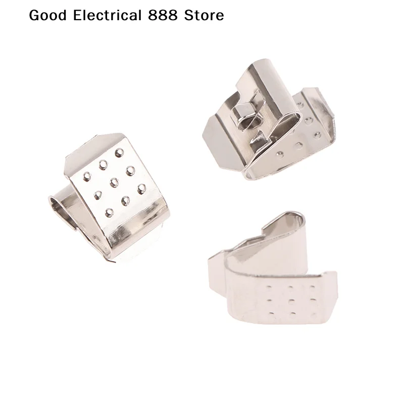 【GE】10Pcs High Quality Spring Steel With Nickel Plated AA Snap-On Leaf Spring Battery Contact Diy Battery Accessories
