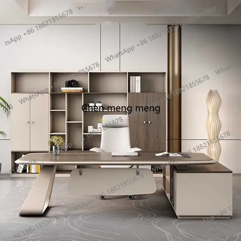 

Corner Large Office Desk Organizer Storage Bedroom Coffee Gaming Office Desk Computer Home Drawers Table De Bureau Furniture