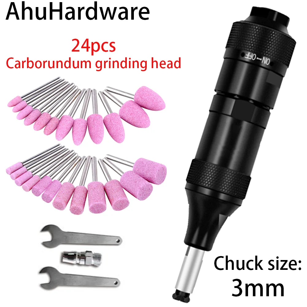 3mm Pneumatic Tool Air Die Grinder kit Professional Grinding Kit Engraving Polishing Engraving Tool Polishing Machine
