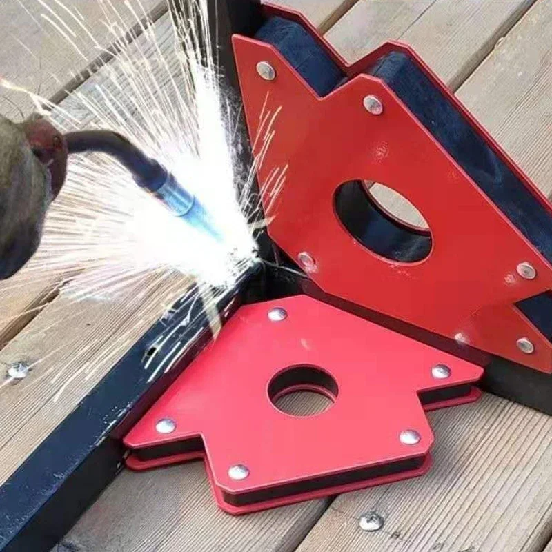 

6PCS Welding Accessories Magnetic Welding Magnet Fixer Welding Positioner Magnetic Fixed Angle Soldering Locator Welding Magnet
