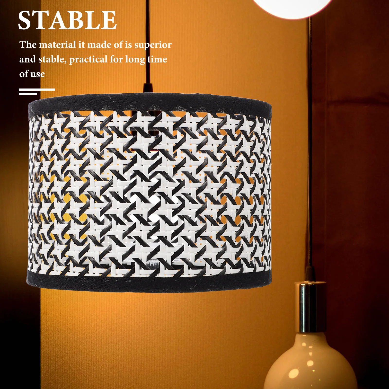 

Плетеный абажур для настольных и напольных ламп, замена, декоративный льняной чехол в деревенском стиле для домашнего освещения, для дома, отеля, спальни