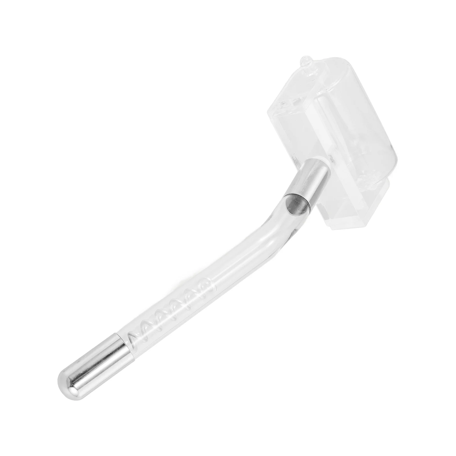 Red High Frequency Beauty Device Components Glass Tube Electrode Treatment Attachment For Machine Multi Functional