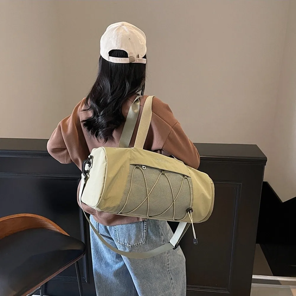 

Дорожная сумка для багажа в корейском стиле, водонепроницаемая, для сухого и влажного отделения, спортивная сумка большой вместимости, спортивная сумка для фитнеса, спортивная сумка