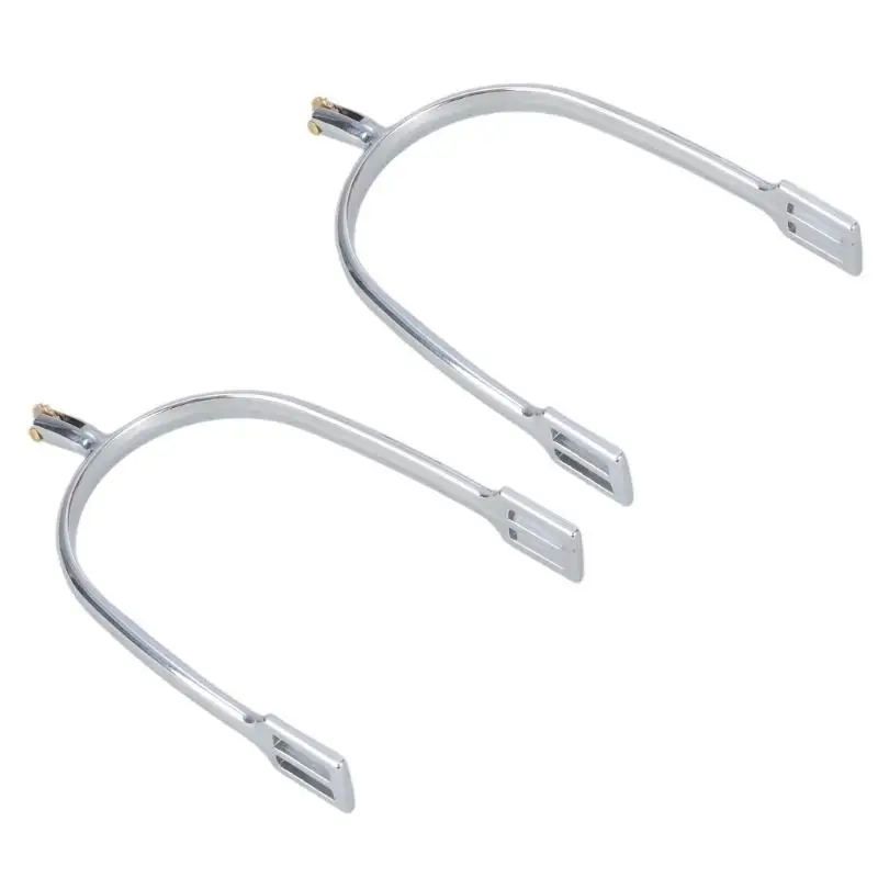 652F 回転銅ギア付き馬ブーツ拍車西部カウボーイ馬拍車亜鉛合金馬ブーツ拍車簡単にインストール