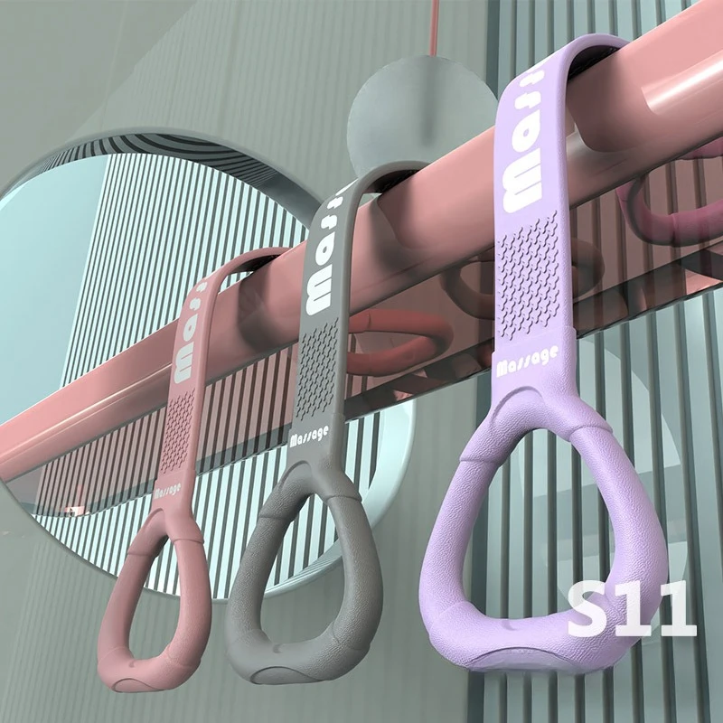 جديد 8 كلمة مجتذب S11 أجهزة لياقة بدنية أنثى مفتوحة الكتف الجمال الظهر شريط مرن اليوغا مساعد المنزلية شريط مرن