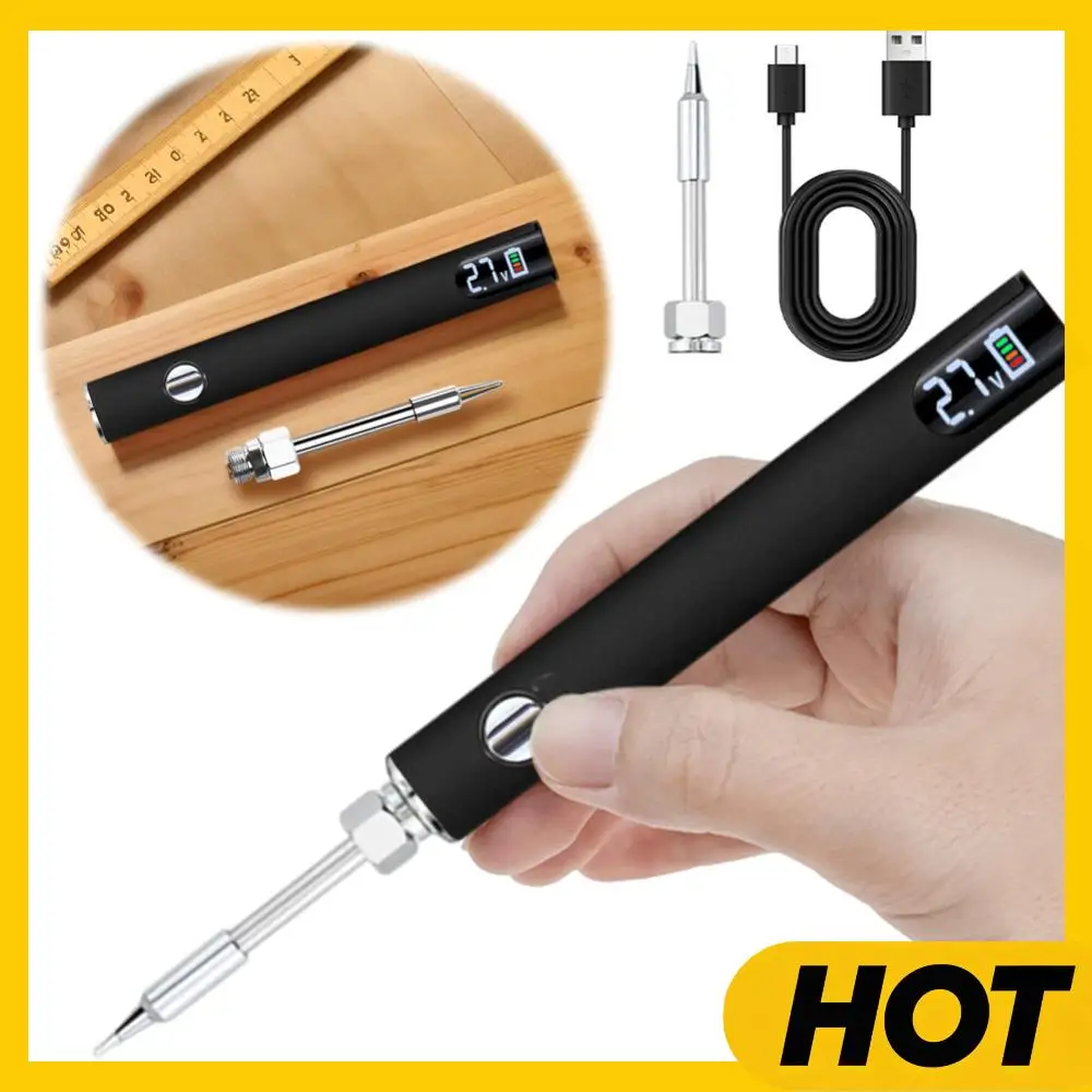 

Portable Electric Soldering Iron Adjustable Voltage 510 Solder Iron (Black)