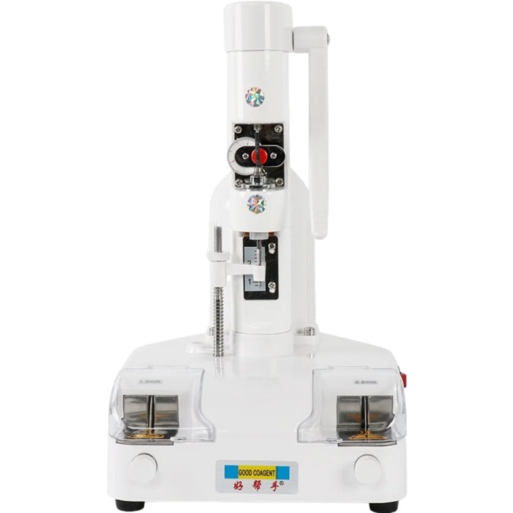 2-in-1 Optical Lens Punch & Groove Machine KOTUMY, 110/220V Rimless Glasses Driller Slot Cutter for Eyewear Processing