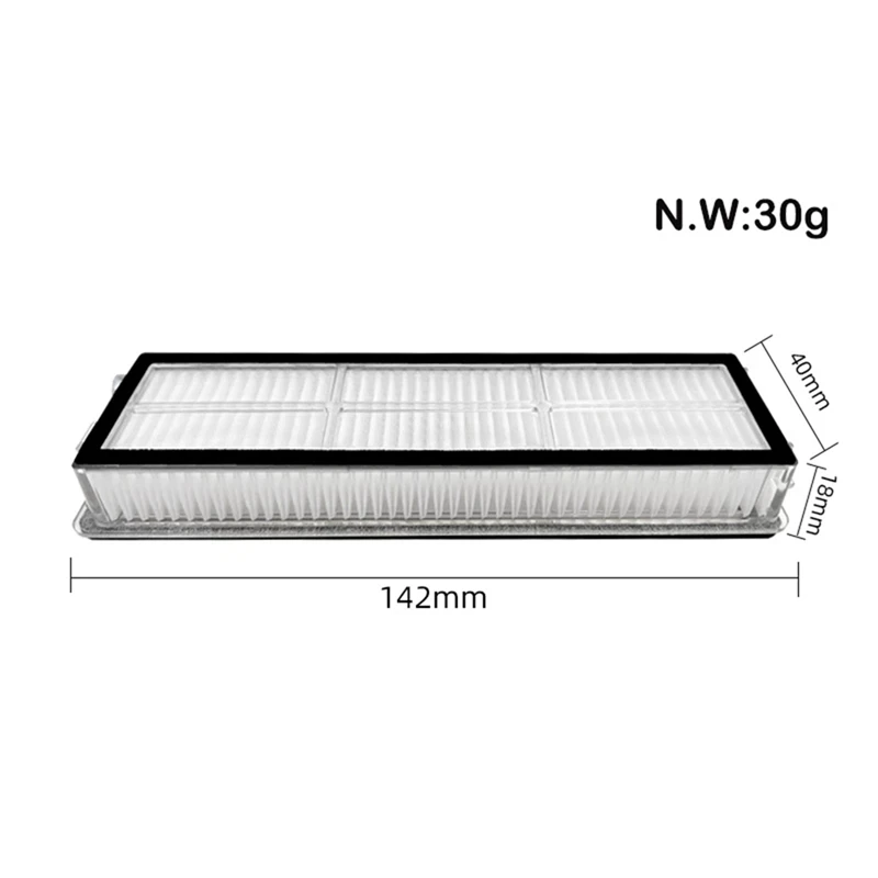 Substituição de aspirador robótico, Escova principal, Mop pano, Escova lateral, Filtro HEPA, Xiaomi Robot Vacuum S10T, STFCR01SZ