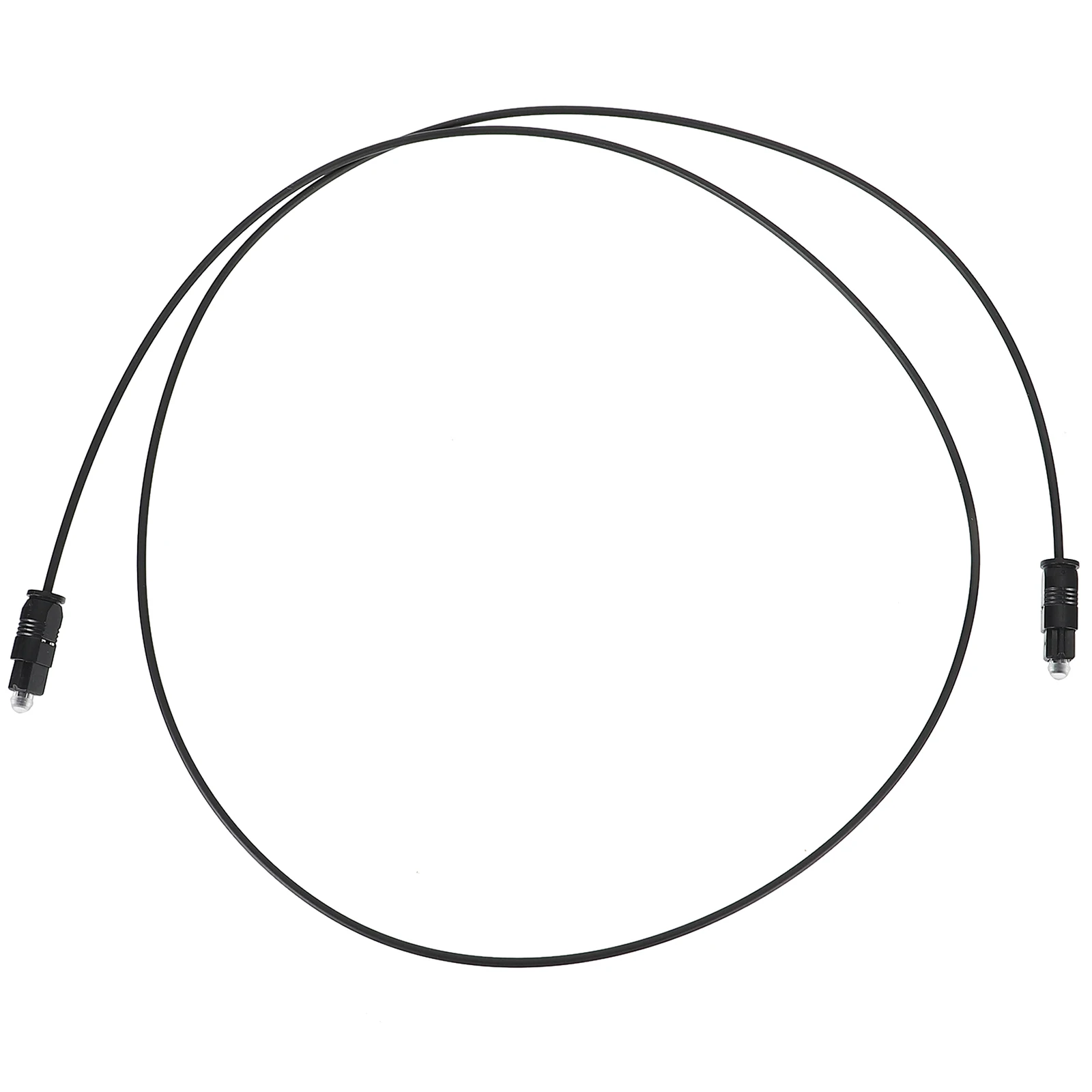 

Digital Audio Optical Fiber Cable Black Tinned Copper Wire Male to Cord for Premium Material Durable Plastic Fiber Jumper
