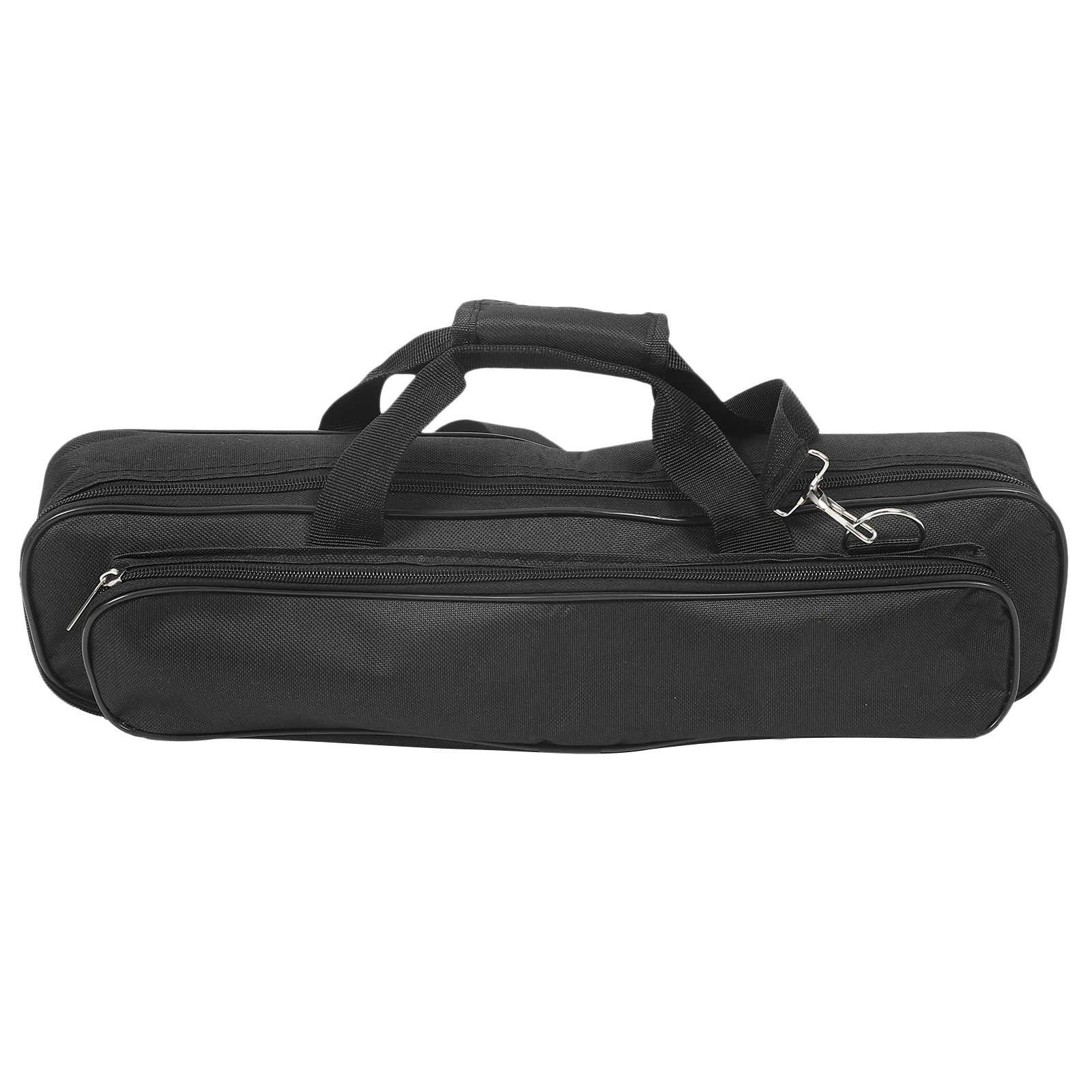 

Flute Storage Bag 16 17 Holes Black Oxford Cloth Thickened Case Portable Instrument Container Dustproof Water Resistant Shoulder