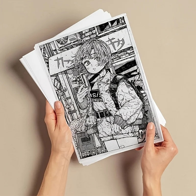 A4 Thermal Transfer Paper, Heavyweight - Compatible with Thermal Printers, Versatile Use for Drafts, Error Logs, and Art Prints