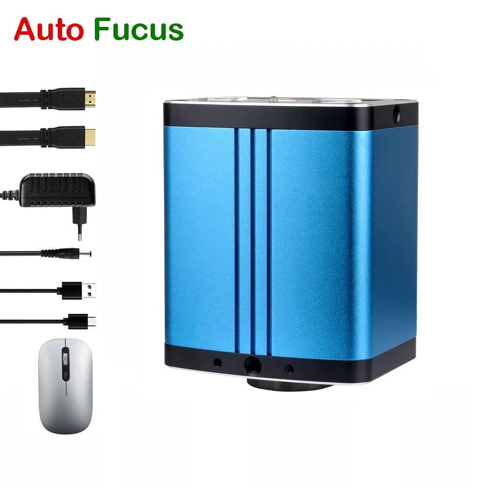 NEW Autofocus HD Video Microscope Camera Type-C CCD Camera IMX307 Sensor 1080P 60FPS Wireless Mouse for Phone PCB Repair
