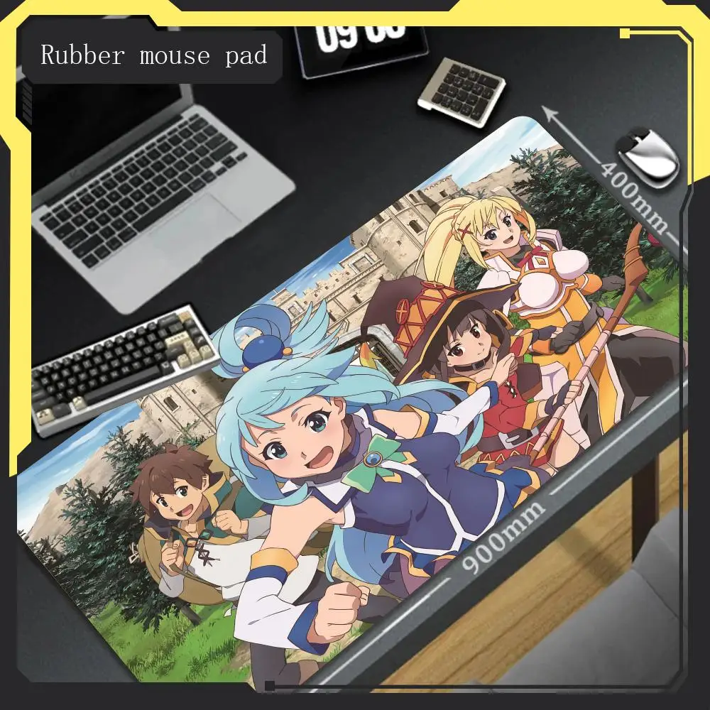 

anime MousePad KonoSuba Mouse Pad high-definition printing anime large game mouse pad Game console keyboard mouse pad Carpet Kon