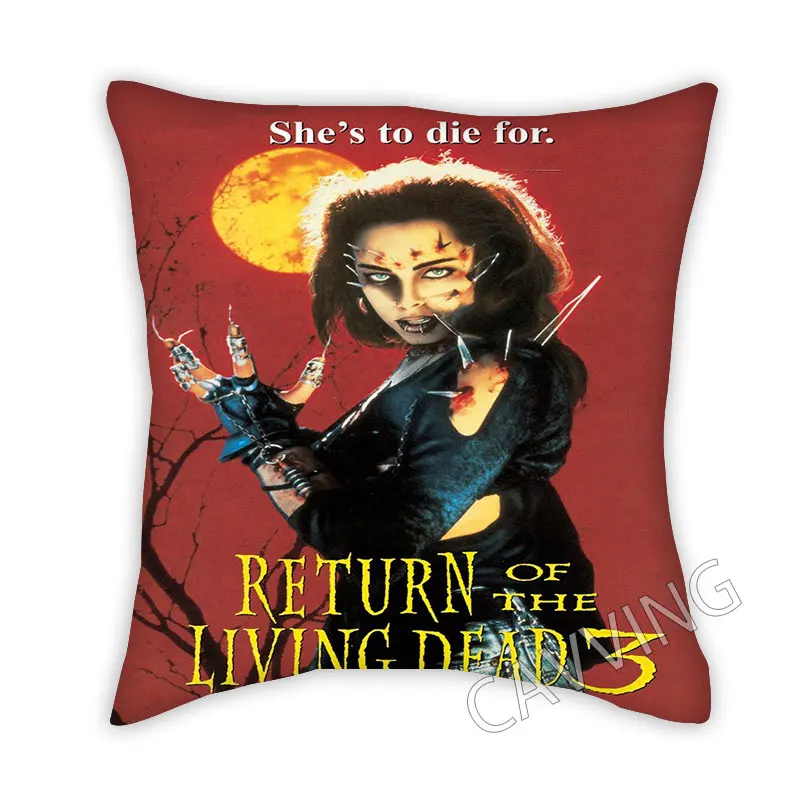 Return Of The Living Dead 3D Printed Polyester Decorative Pillowcases Throw Pillow Cover Square Zipper Cases Fans Gifts Home