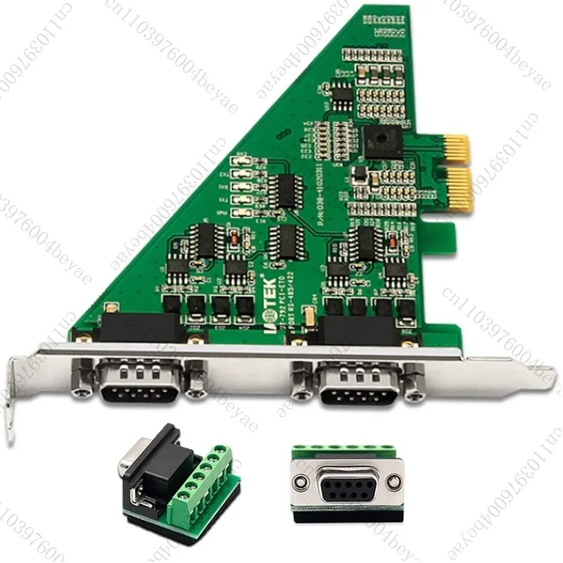 UT-792PCI-E To 2 Ports RS485/422 Serial Port Card RS485 Computer Desktop PC Host Main Board