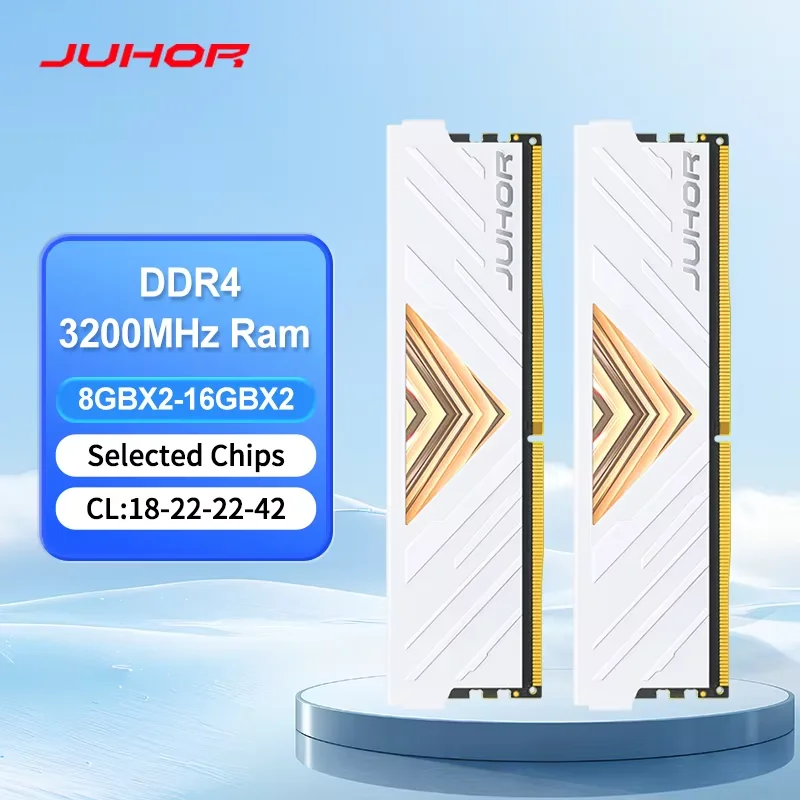 JUHOR 8GB DDR4 メモリ 3200MHz 2枚セット JUHOR Memoria Ram ddr4 16GBx2 8GBx2 デスクトップメモリ Udimm DDR4