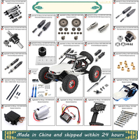 Wltoys-engranaje Diferencial Delantero Y Trasero Para Coche Teledirigido,Piezas Metal Mejoradas,12428,12423,12427,12429,1/12,