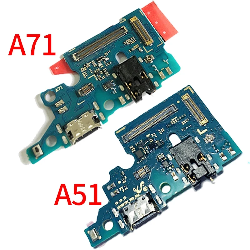 For Galaxy A51 A515 A515F A71 A715 A715F USB Charger Charging Connector Dock Port Flex Cable