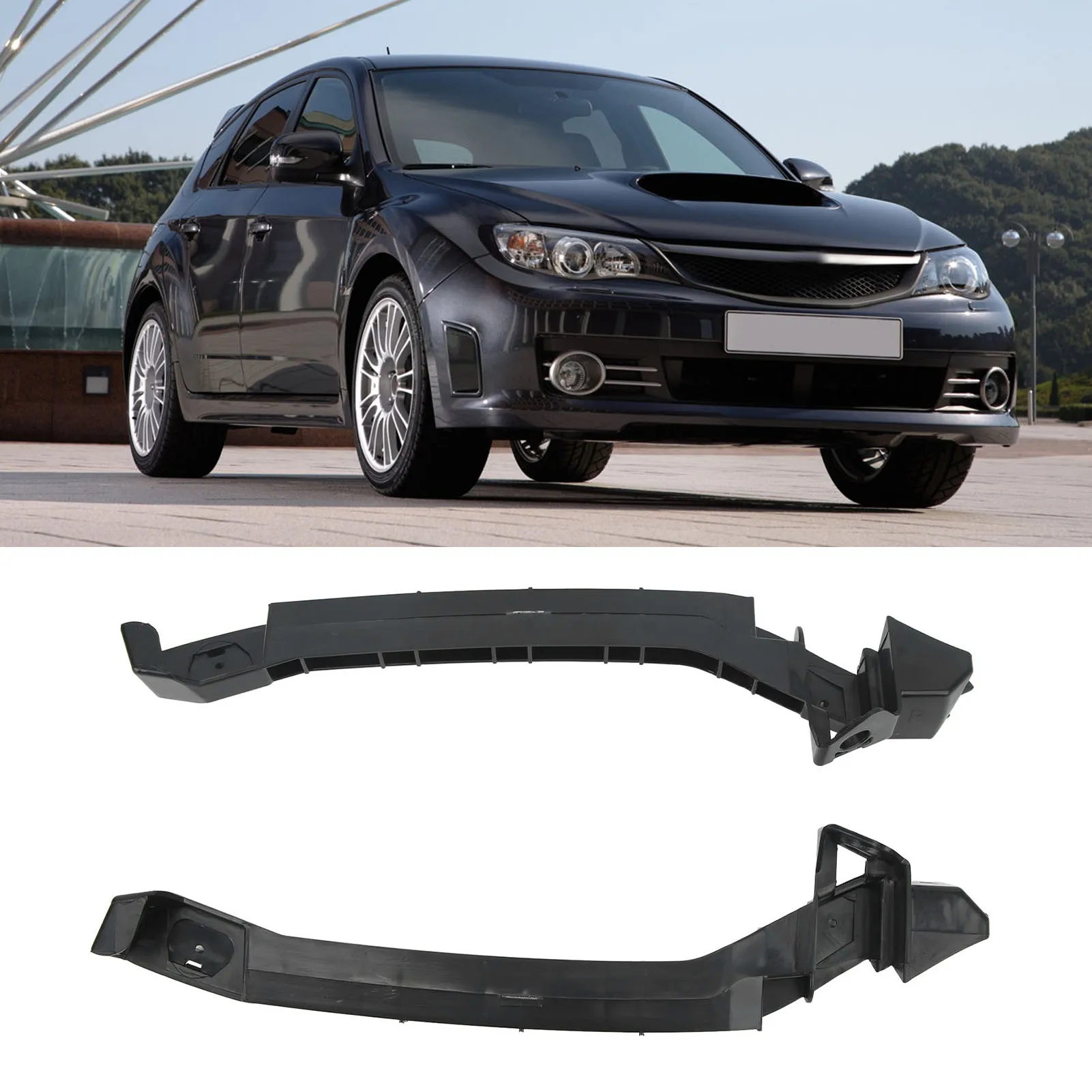 Uchwyt na zderzak z przodu lewego prawego wspornik zderzaka zestaw 57707 fg122 zamiennik do Subaru Impreza WRX STI 2008-2014