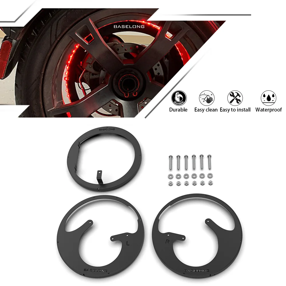 

Wheel Ring DIY Kit For Can-Am Ryker 600 ACE 900 ACE 2019-2021 2022 Motorcycle Accessories 2023 600ACE 900ACE Stainless steel