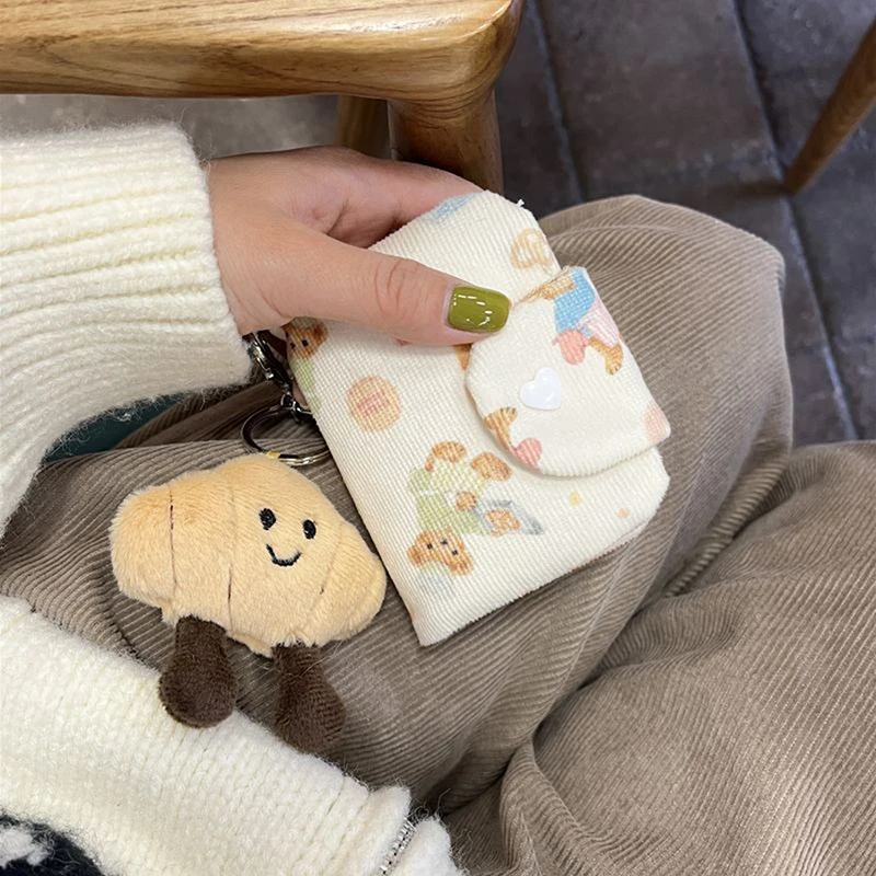 Cute Cartoon Coin Purse Card Bag Kawaii Animal Bear Cat Wallet Sweet Portable Mini Clutch Bag All-match Large Capacity Bag