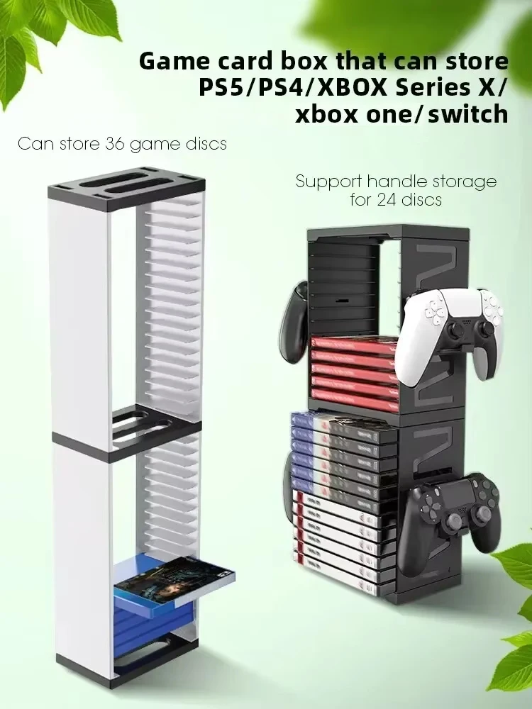 DATA FROG Host Disc Double-layer Storage Box Holder For PS5/PS4/Switch Disc Shelf for Xbox Series X Holder Accessories view 6
