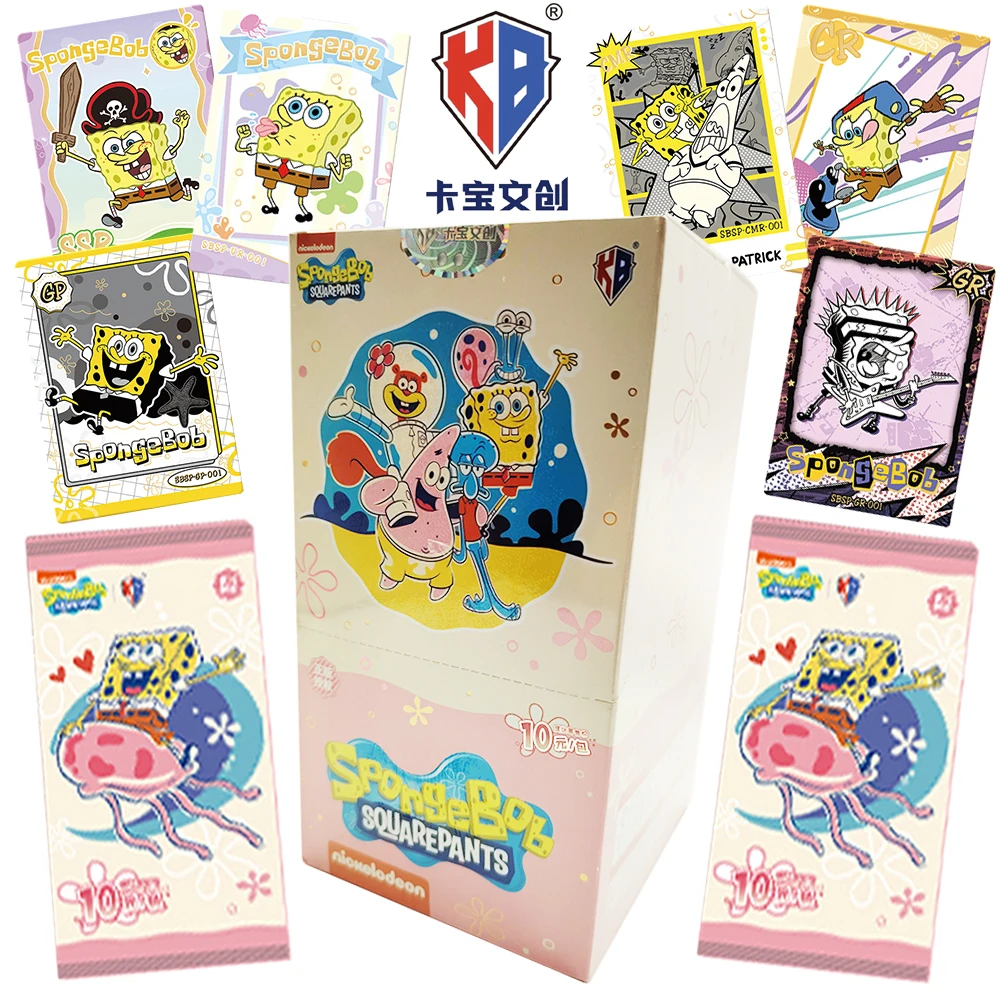 

New Kabao Original SpongeBob SquarePants Collection Card Healing Warm Comedy American Cartoon Cute Protagonist Card Child's Gift