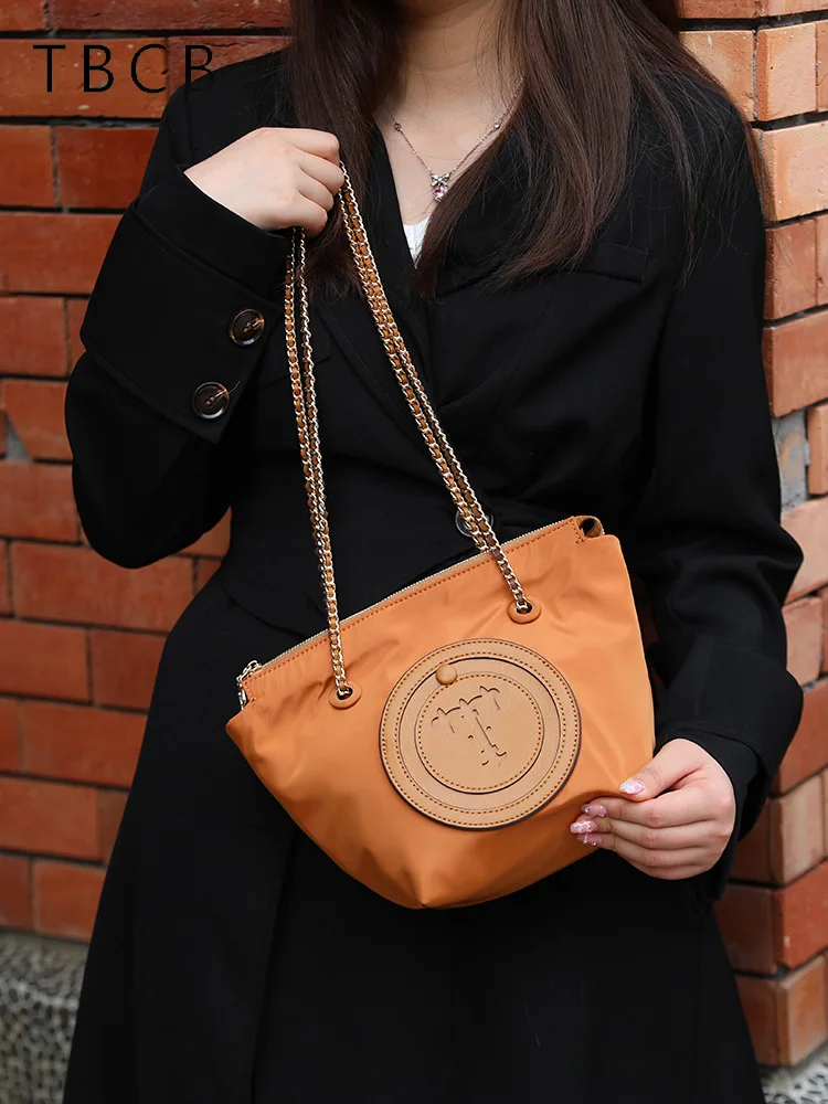 

9th CB Crossbody Tote Bag Autumn Winter Versatile op Bag Single oulder Handheld Chain Bag Leather Briti Sle Youth...