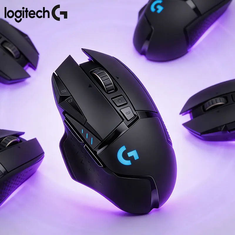 

Беспроводная игровая мышь Logitech G502/G304/G305 RGB с высоким разрешением, плавным откликом, длительным временем автономной работы, двойным режимом для киберспорта и офиса