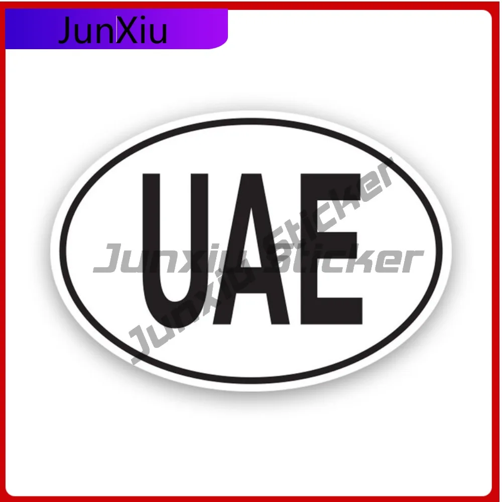 

Uae United Arab Emirates Country Code Cool Window Waterproof Vinyl Decal For Cars Outdoor Outdoor High Quality Creative Fun