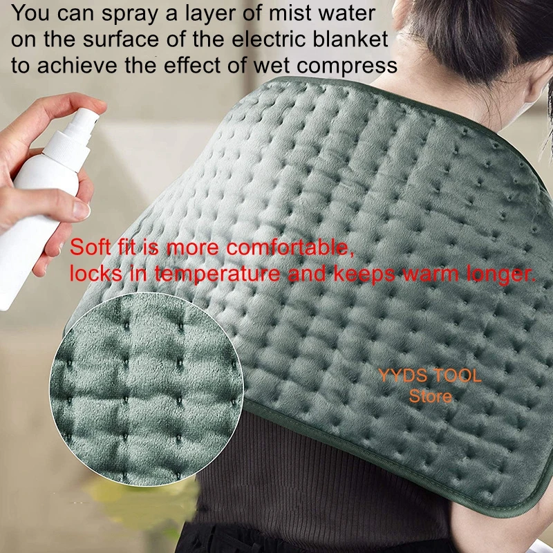 Coperta riscaldante per riscaldamento invernale coperta riscaldante per uso domestico compressa bagnata coperta elettrica pad riscaldante super morbido