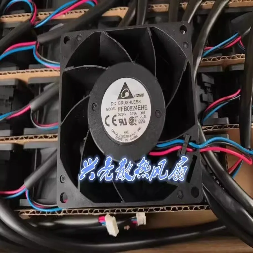 

For Delta FFB0824EHE 8038 DC24V 0.75A 8CM 3-Pin Inverter Cooling Fan