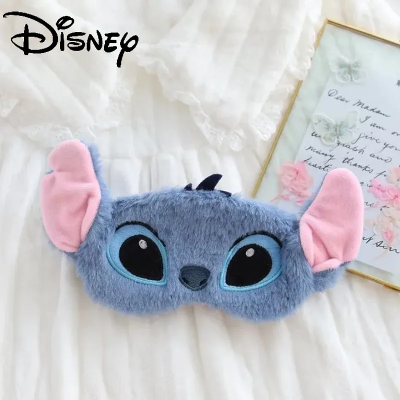 

Disney Cartoon Stitch Eye Mask Kawaii Animation Lilo & Stitch Peripheral Office Lunch Break Sleep Aid Travel Portable Eye Mask