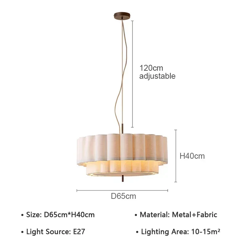 Wabi Sabi Hanglamp Stoffen Kroonluchter voor Woonkamer Eetkamer Slaapkamer Retro Bohemen Hanglamp geschulpte natuurlijke hanglamp