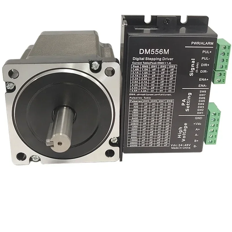 Hot Sales42/57/86 Stepper Motor Set 48V 12nm Large Torque Dm542/Dm860h Step Motor Driver