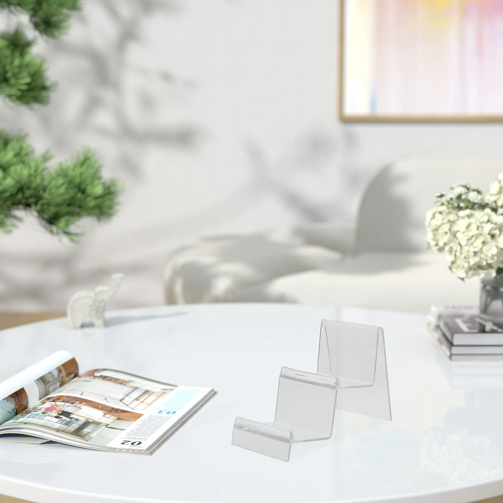 1pcs Transparent Wallet Display Stand Clear Acrylic Purse Organizer Multi-Layer Holder For Handbag Jewelry Storage Shelf