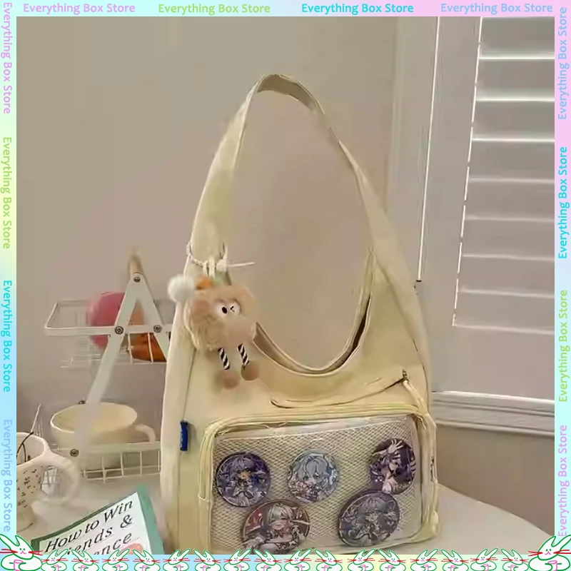 新しい女の子アニメショルダーバッグ大学大容量透明バッグ学生バッジ Itabag 二次元グッズ人形バッグ