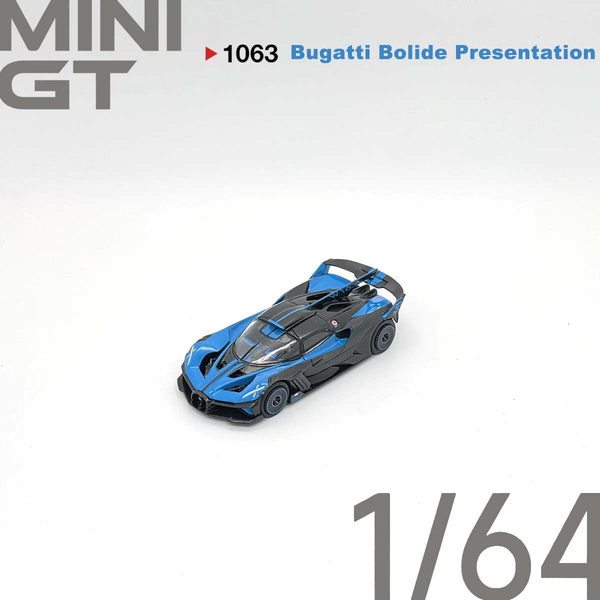 TSM MGT01105 MGT01063 1:64 MINIGT 1105 Bugatti Bolide Red MINIGT 1063 Presentation Collectible Model Vehicles Alloy In Stock view 6