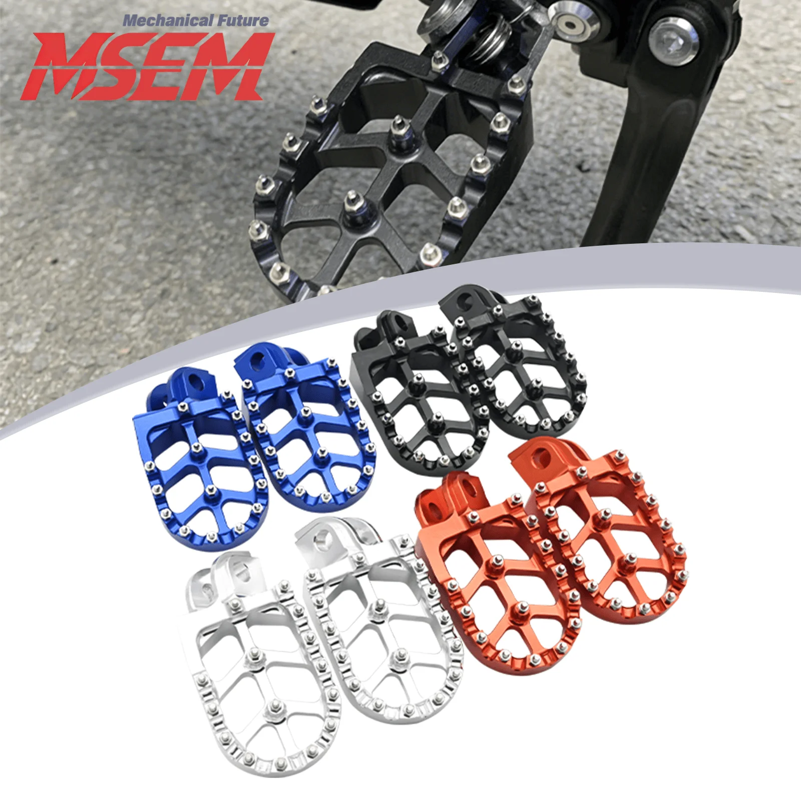 For KTM 690 ENDURO/R MC/R SUPER MOTO/R 950 ADVENTURE/S SX EXC-F For HUSQVARNA TC65 85 Motorcycle Foot Rests Pegs Footrest Pedal