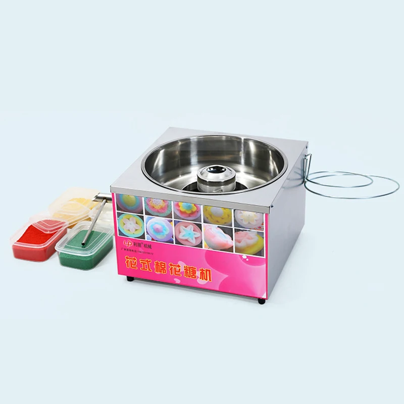 Commercial Fully Automatic Electric Cotton Candy Machine Colorful Fancy Brushed Cotton Candy Machine Commercial Dessert Making M