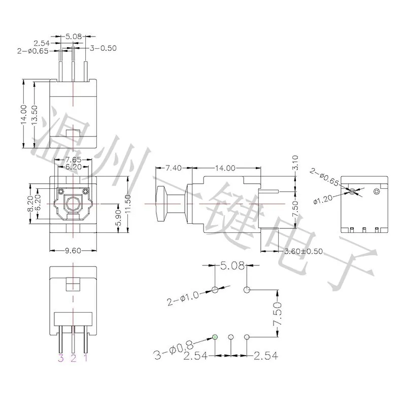 GQ-1152 (Transmitter/Receiver) Dlr1152/Audio Vertical Direct Plug Optical Fiber Receiver Terminal Socket