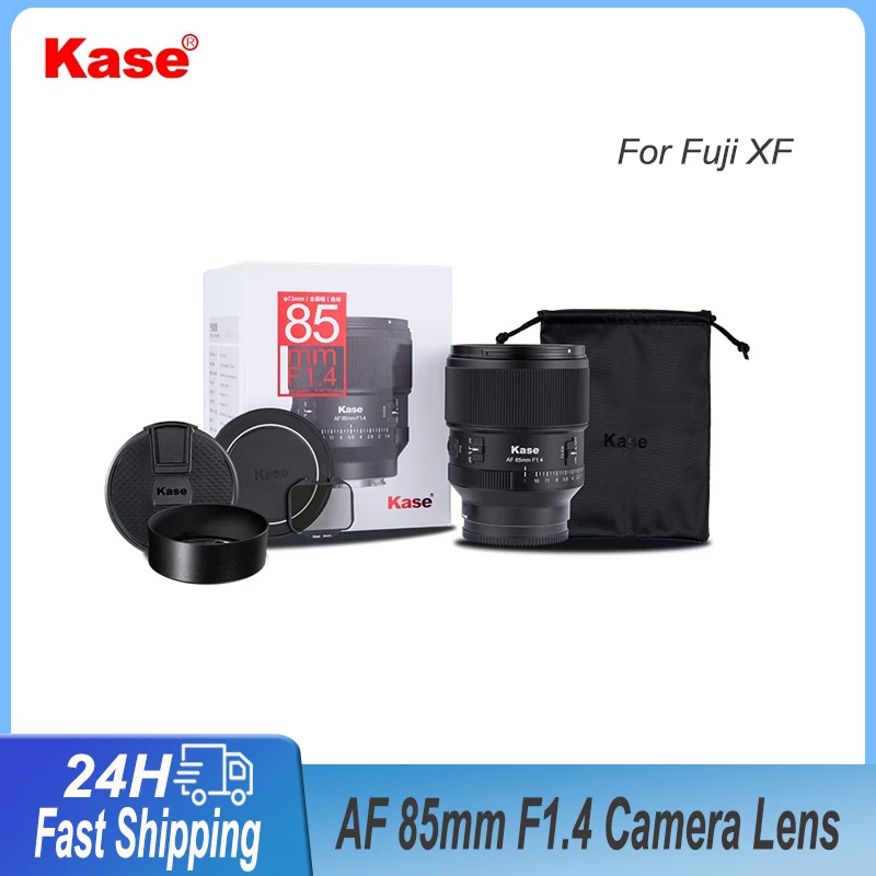 Kase 85mm F1.4 Large Aperture STM Wide Angle Auto Focus Full Frame Lens Camera Photography For Sony E Nikon Z Fuji XF Mount