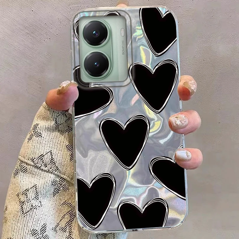 Mode Romantische Liebe Herzen Telefon Fall Für Xiaomi Poco X7 X6 X5 M6 PRO X3 NFC M5S C75 C71 C65 c61 Weiche Streifen Abdeckung Fundas
