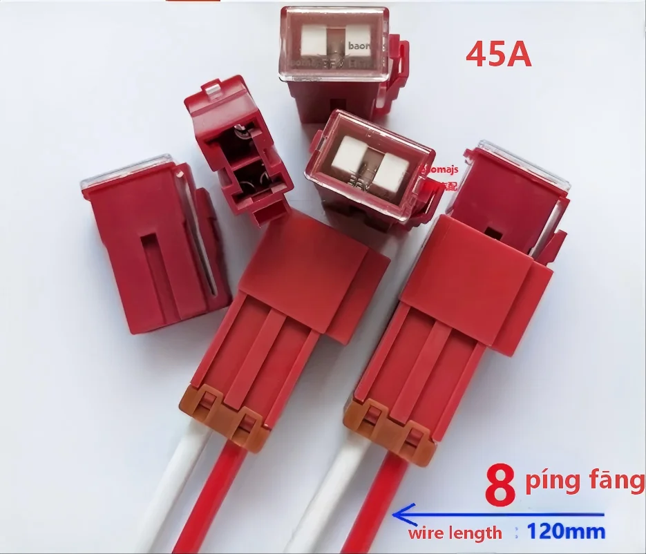 1pcs/lot 45A Excavator Fuse Is Suitable for Katsuno, Shindo, Cas, Sumitomo and Hitachi Excavators' Fuses.