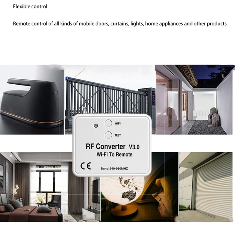 Wifi Remote Control Converter Rf Radio Frequency Wifi Remote Control 240-930Mhz For Smart Home Garage Door