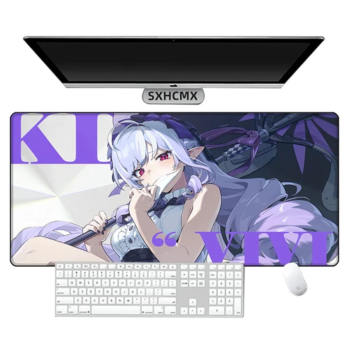 Imagen 2 del producto Alfombrilla de ratón ZZZ Vivian para juegos, alfombrilla de escritorio ZZZERO Zenless Zone Zero, alfombrillas de escritorio para teclado XXL, alfombrilla de ratón de Anime para niñas, accesorios para juegos