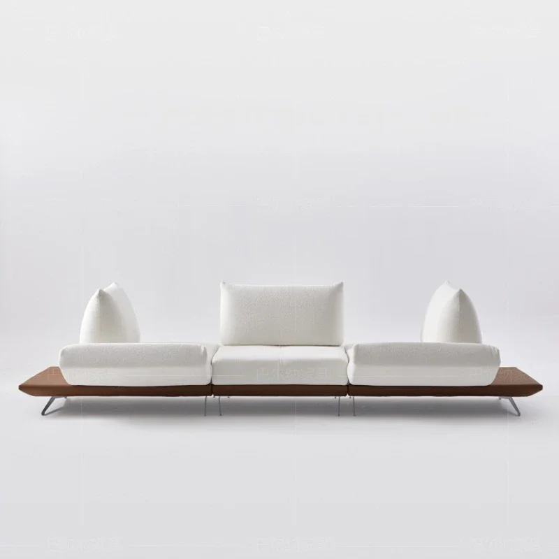 Modern Minimalist Dynamic Island Sofa Living Room Home Designer Adjustable Multifunctional Fabric Sofa