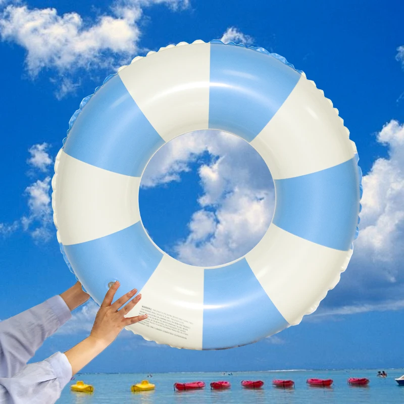 

New arrival hot selling printed PVC inflatable swimming ring for adults and kids